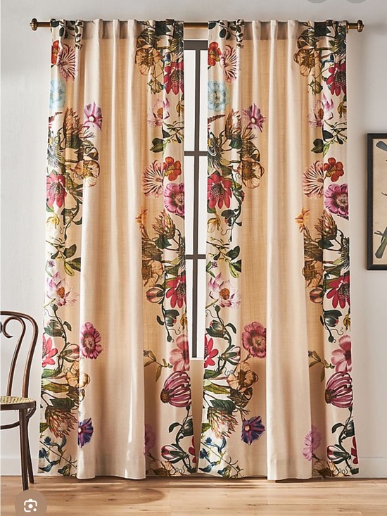 Anthropologie Other - Anthropologie Rowena Floral Curtain